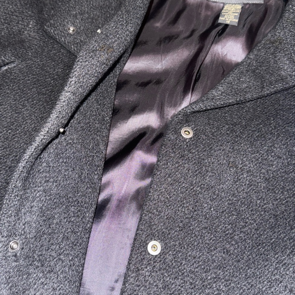 Banana Republic Black Trench Coat Timeless Design - Picture 5 of 7